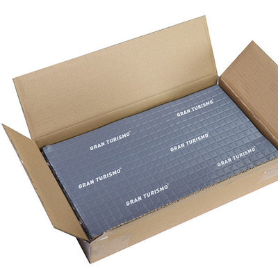 Harga bagus 2mm damping dan pengurangan getaran pad / foil aluminium dicetak embossing / Mobil Sound Deadening Mat on line