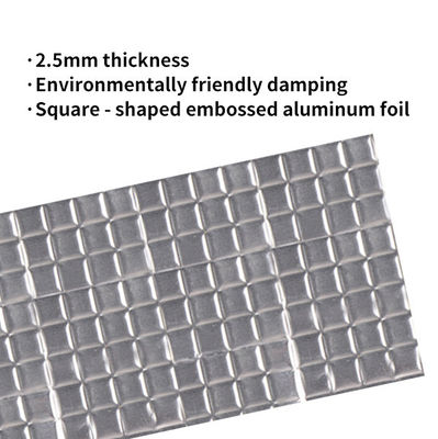 Harga bagus 2.5mm mobil aluminium foil pengurangan getaran pad / Mobil Sound Deadening Mat on line