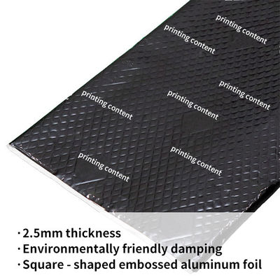 Harga bagus 2.5mm pengurangan getaran mobil / foil aluminium dengan pencetakan dua warna / Auto Acoustic Pad on line