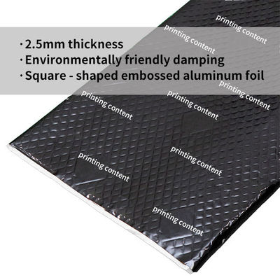 Harga bagus 2.5mm isolasi suara mobil / rhombus embossed aluminium foil / Anti Vibration Mat on line