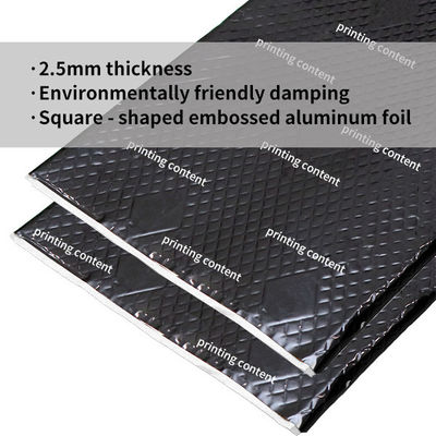 Harga bagus 2.5mm mobil getaran damping pad / lapisan permukaan aluminium foil / Auto Acoustic Pad on line